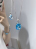 紀希哲 GICICE托帕石項鏈女輕奢設計寶石吊墜鎖骨鏈女生日禮物情 星輝藍夢(mèng)-天然托帕石兩件套 【專(zhuān)柜定制品牌禮盒】 曬單實(shí)拍圖