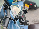 何佳功電動(dòng)車手機(jī)支架防震防抖防盜機(jī)車踏板摩托車騎行導(dǎo)航固定架 【標(biāo)準(zhǔn)車把款 】+鋁合金防盜夾臂 曬單實(shí)拍圖