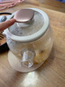 美的（Midea）花漾0膠水全玻璃全自動養(yǎng)生壺 辦公室多功能煮茶壺 燒水壺恒溫電熱水壺煮茶器花茶壺1L YS10B101 曬單實拍圖