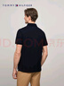 Tommy Hilfiger春夏男裝潮流多色翻領(lǐng)短袖POLO/【珠地網(wǎng)眼】撞色織帶T恤 【織帶】藏青色FAP XL （推薦：165-180斤） 曬單實(shí)拍圖