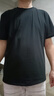 BINYUXD【高品質(zhì)三件】莫代爾棉冰絲t恤男士短袖夏季純色打底體恤衫速干T 4.黑+鐵灰+霧藍(lán) 6XL ( 建議195-220斤) 曬單實(shí)拍圖