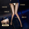 臻媚絲襪女夏季超薄性感風(fēng)黑絲360無(wú)縫打底連褲襪光腿神器 黑色  7257 曬單實(shí)拍圖