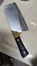 廚用多功能鋒利切片刀鏡面刀身不銹鋼材質(zhì)易清洗菜刀 B款魚(yú)鱗柄菜刀1把 曬單實(shí)拍圖