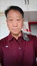 恒源祥短袖T恤男純色POLO領(lǐng)夏季清爽冰絲爸爸裝大碼半袖中老年體恤衫 3075酒紅 真口袋 XL 175(140-160斤) 曬單實拍圖