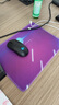 ALIENWARE AURORA外星人鼠標墊超大加厚筆記本電腦家用臺式機械游戲電競專(zhuān)用防滑墊 紫色織物鼠標墊（小號） 800*350*4mm 曬單實(shí)拍圖