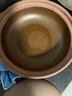 全品屋無(wú)釉砂鍋燉鍋家用燃氣干燒鍋煲仔飯煤氣灶專(zhuān)用陶瓷煲紅泥砂鍋1.4L 曬單實(shí)拍圖