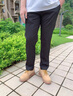 七匹狼休閑褲男2025秋季新款商務(wù)休閑寬松直筒免燙彈力中高腰長(zhǎng)褲子男裝 黑色 32 曬單實(shí)拍圖