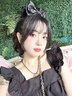 JAVC韓系甜辣風(fēng)套裝純欲辣妹蝴蝶結(jié)小飛袖吊帶襯衫上衣牛仔短褲兩件套 黑色上衣+牛仔短褲【兩件套】 M 建議90-105斤 曬單實拍圖