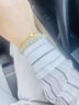 京鑒新疆高端和田玉手串晴水手鏈男女款高冰透玉石手串輕奢小眾禮物 手串尺寸約6mm 曬單實(shí)拍圖