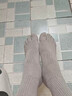 莫代爾【天然苧麻棉】五指襪子男中筒運動(dòng)防臭抗菌長(cháng)襪分趾襪春夏季厚款 黑色-深咖啡-淺咖啡-深灰-淺灰 共 5雙 均碼 39-45[筒高約15CM] 曬單實(shí)拍圖