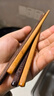 玉米（CORN）兒童筷子 家用實(shí)木無(wú)漆無(wú)蠟小孩短筷子幼兒園專(zhuān)用寶寶學(xué)習筷 曬單實(shí)拍圖