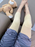 SPXINE夏季薄款護膝蓋關節(jié)套空調房保暖防寒老寒腿男女士老年人專用防滑 【竹紗護膝-膚色】超薄竹纖維1mm 曬單實拍圖