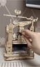若客（ROKR）印畫(huà)工坊 印刷機diy手工木質(zhì)拼裝模型積木玩具3D立體拼圖生日禮物 曬單實(shí)拍圖