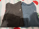 FULEHL2件裝春秋純棉長(cháng)袖T恤男內搭打底衫精流棉圓領(lǐng)休閑衛衣寬松上秋衣 LN兩件裝【灰色+藍色】 L 【115-130斤】 曬單實(shí)拍圖