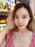 一周耳釘女純銀s999足銀項鏈生日禮物送女友閨蜜女生七夕情人節 【紅盒】玫瑰金銀杏葉項鏈耳釘 曬單實(shí)拍圖