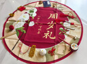 多美憶抓周道具全套龍寶寶一周歲生日布置氛圍道具28件套裝+地毯布 曬單實(shí)拍圖