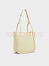 CHARLES&KEITH25夏新品大容量通勤單肩托特包子母包七夕禮物CK2-30782647 Butter Yellow奶油黃色 M 曬單實拍圖