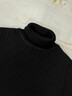 吉普（JEEP）美國正品高領(lǐng)毛衣冬季新款男裝休閑帥氣上衣服內搭保暖針織打底衫 黑色 XL 【適合145斤左右】 曬單實(shí)拍圖