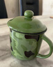 嘉萊琛復古懷舊經(jīng)典迷彩杯子茶杯茶缸子陶瓷杯馬克杯仿搪瓷水杯老干部杯【迷彩軍綠色】 曬單實(shí)拍圖