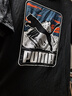 彪馬（PUMA）純棉寬松印花休閑短袖T恤男夏季款圓領運動上衣684761 黑色-01 L (180/100A) 曬單實拍圖