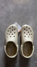 卡駱馳（crocs）小鯨魚檀健次同款洞洞鞋女鞋涼鞋拖鞋厚底涼拖 206302-2Y2 W6 曬單實(shí)拍圖