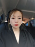 尚都比拉雪紡襯衫女春秋氣質通勤V領襯衣顯瘦寬松長袖上衣 黑色 M 曬單實拍圖