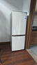 海爾（Haier）冰箱出品雙開(kāi)門(mén)二門(mén)177升冰箱家用小型冰箱租房省電不占地冷藏冷凍統帥家用小冰箱 以舊換新 177升雙門(mén)冰箱節能省電 兩天約用1度電 曬單實(shí)拍圖
