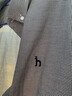 哈吉斯（HAZZYS）男裝千鳥(niǎo)格純棉長(cháng)袖襯衫ASCZK1BCF04 藏青色NV 175/96A48 曬單實(shí)拍圖