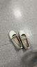 達(dá)芙妮仙女風(fēng)溫柔單鞋女平底軟底瑪麗珍鞋晚晚鞋女4623101127 米色 41  曬單實(shí)拍圖