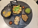 法漫玫 日式餐具套裝碗碟和風(fēng)家用黑色復古北歐碗盤(pán)陶瓷輕奢網(wǎng)紅飯碗 金屬黑 10人使用套餐 66頭 曬單實(shí)拍圖