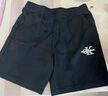 Calvin KleinJeans夏季男士字母疊印ck松緊腰純棉休閑運動針織短褲J324250 曬單實拍圖