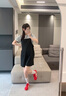 CAMILA KSENIA德訓(xùn)鞋女士2025新款夏季休閑百搭阿甘運(yùn)動鞋薄款氣質(zhì)拼色平底板鞋 紅色 36 曬單實(shí)拍圖