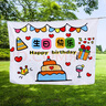 宮薰寶寶生日布置場(chǎng)景裝飾品氣球周歲兒童男女孩生日快樂(lè )派對氛圍感 曬單實(shí)拍圖