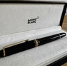 萬(wàn)寶龍（MONTBLANC）現貨 大班鋼筆墨水筆簽字筆 146鍍金13660  F筆尖0.5mm 1件 曬單實(shí)拍圖