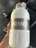 恩爾美（nRMEi）保溫保冷杯超大容量男款2000ml噸桶噸戶外運(yùn)動(dòng)便攜冰霸大肚水杯壺 白色2000ml【冷熱雙保/抗菌316】 曬單實(shí)拍圖