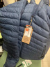 迪卡儂（DECATHLON）戶外情侶輕薄運(yùn)動(dòng)羽絨服內(nèi)膽男保暖短款連帽上衣排骨羽絨服 【休閑連帽】男士- 深青磚色 XL 曬單實(shí)拍圖