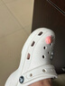卡駱馳（crocs）經(jīng)典云朵Clog女沙灘洞洞鞋涼拖鞋206750 206750-100  35  曬單實(shí)拍圖