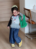 LUSON女?huà)胪畬殞氶L(cháng)褲秋裝2025春秋款嬰兒洋氣波點(diǎn)束腳褲防蚊褲 曬單實(shí)拍圖