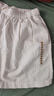 無(wú)印良品（MUJI）女式 漢麻 棉 輕便短褲 褲子女款休閑褲 25年夏季 女裝BE1W0C5S 象牙色條紋 M （160/66A） 曬單實(shí)拍圖