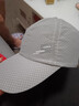 SOMUBAY 夏季男士帽子透氣輕薄速干網(wǎng)眼防曬遮陽(yáng)帽大頭圍鴨舌帽戶(hù)外棒球 淺灰色 均碼 (56-60cm)可調節 曬單實(shí)拍圖