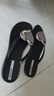 COOLCHAP愛(ài)心人字拖女軟底外穿平底防滑海邊沙灘度假夏季夾腳涼拖鞋女鞋 暗夜魅影 38 （建議拍大一碼） 曬單實(shí)拍圖
