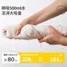 lemonkid兒童浴巾速干吸水男女童連帽斗篷可穿式游泳浴袍 水蜜桃小兔粉 曬單實拍圖