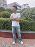 izzue IT美式寬松直筒水洗牛仔褲男2025夏季潮牌百搭破洞長(zhǎng)褲子 曬單實(shí)拍圖