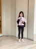 泰蘭尼斯kids女童跳繩鞋中大兒童休閑運(yùn)動(dòng)鞋秋季跑步鞋 粉/蘭30碼 曬單實(shí)拍圖