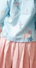 羅蒙女童漢服古風(fēng)超仙春中秋裙子兒童古裝新中式演出服 藍色 160 曬單實(shí)拍圖
