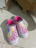 Skechers斯凱奇童鞋女童洞洞鞋沙灘鞋夏季一腳套印花透氣兒童涼鞋302114L 【彩虹】淺粉色/LTPK 28.5 曬單實(shí)拍圖