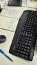 羅技（Logitech）MK345無(wú)線辦公鍵鼠套裝 寬大掌托 舒適鍵入體驗(yàn) 全尺寸 帶無(wú)線2.4G接收器 黑色 曬單實(shí)拍圖