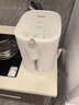 美的（Midea）電熱水瓶燒水壺保溫一體機(jī) 玻璃內(nèi)膽無異味 智能恒溫 精準(zhǔn)調(diào)溫控溫 沖奶神器 5L大容量50E-10G 曬單實(shí)拍圖