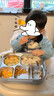 施錦德國(guó)品質(zhì)不銹鋼分格飯盒保溫餐盒上班族大容量餐盤食堂打飯學(xué)生 不銹鋼5格【灰色】+餐具  316L 曬單實(shí)拍圖