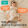 全棉時(shí)代嬰兒針織蝴蝶衣純棉新生兒衣服滿月寶寶四季 連+白 59碼 曬單實(shí)拍圖